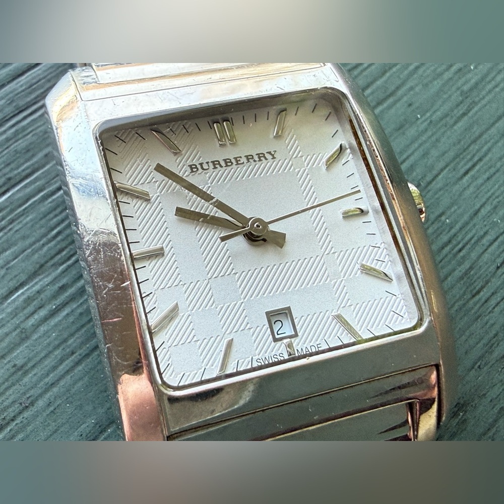 Burberry Stainless Steel Watch Nova Check BU1572 - Picture 3 of 3